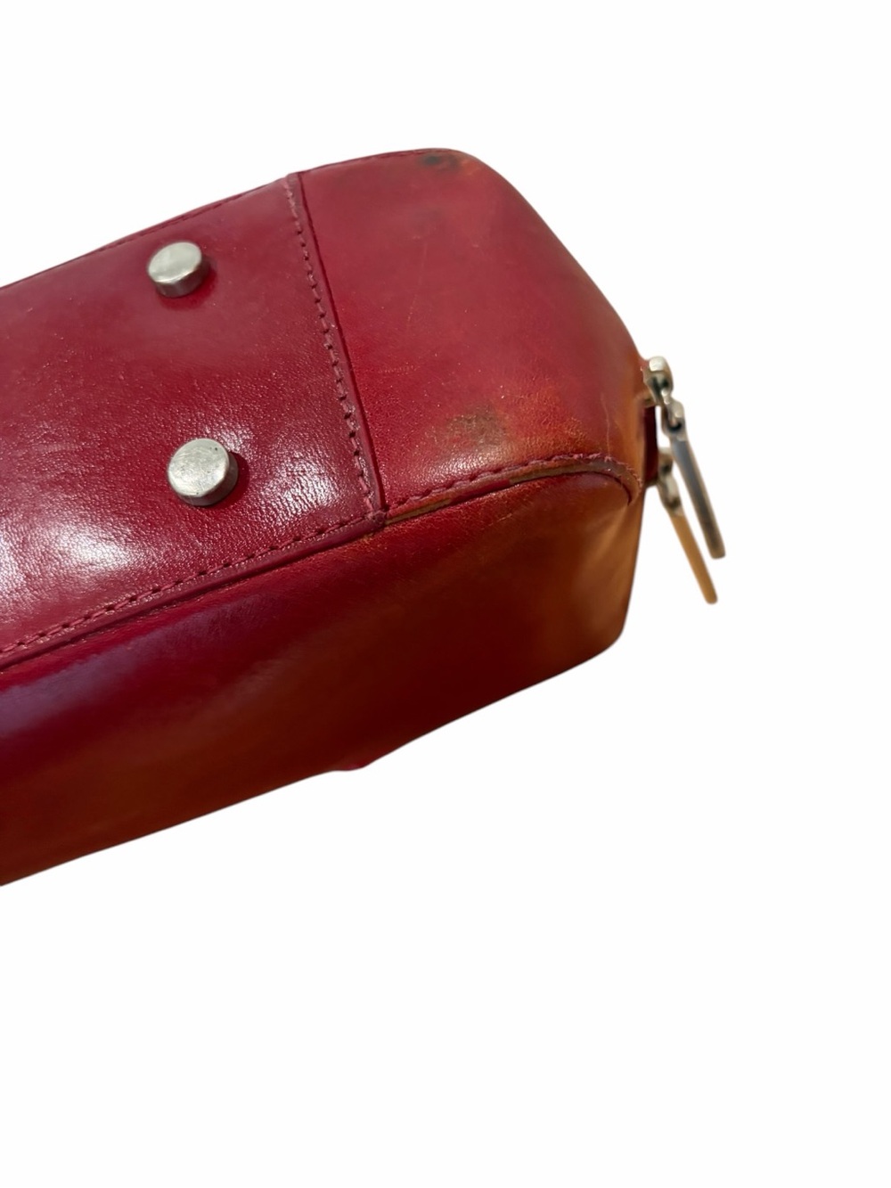 Hobo red leather east West shoulder bag - Picture 6 of 12